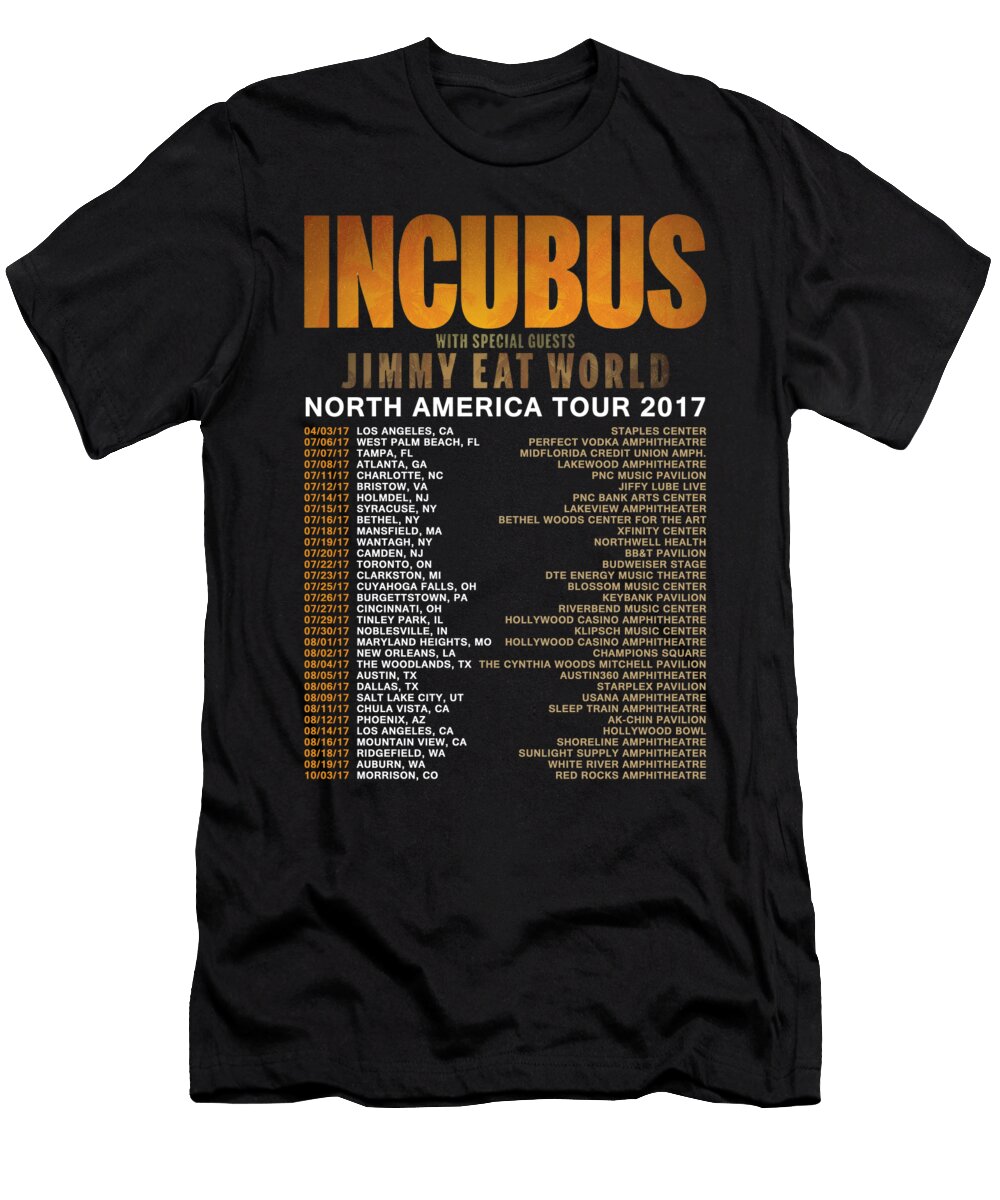 09 Incubus Jimmy Eat World 2 Revan Dregita T-Shirt