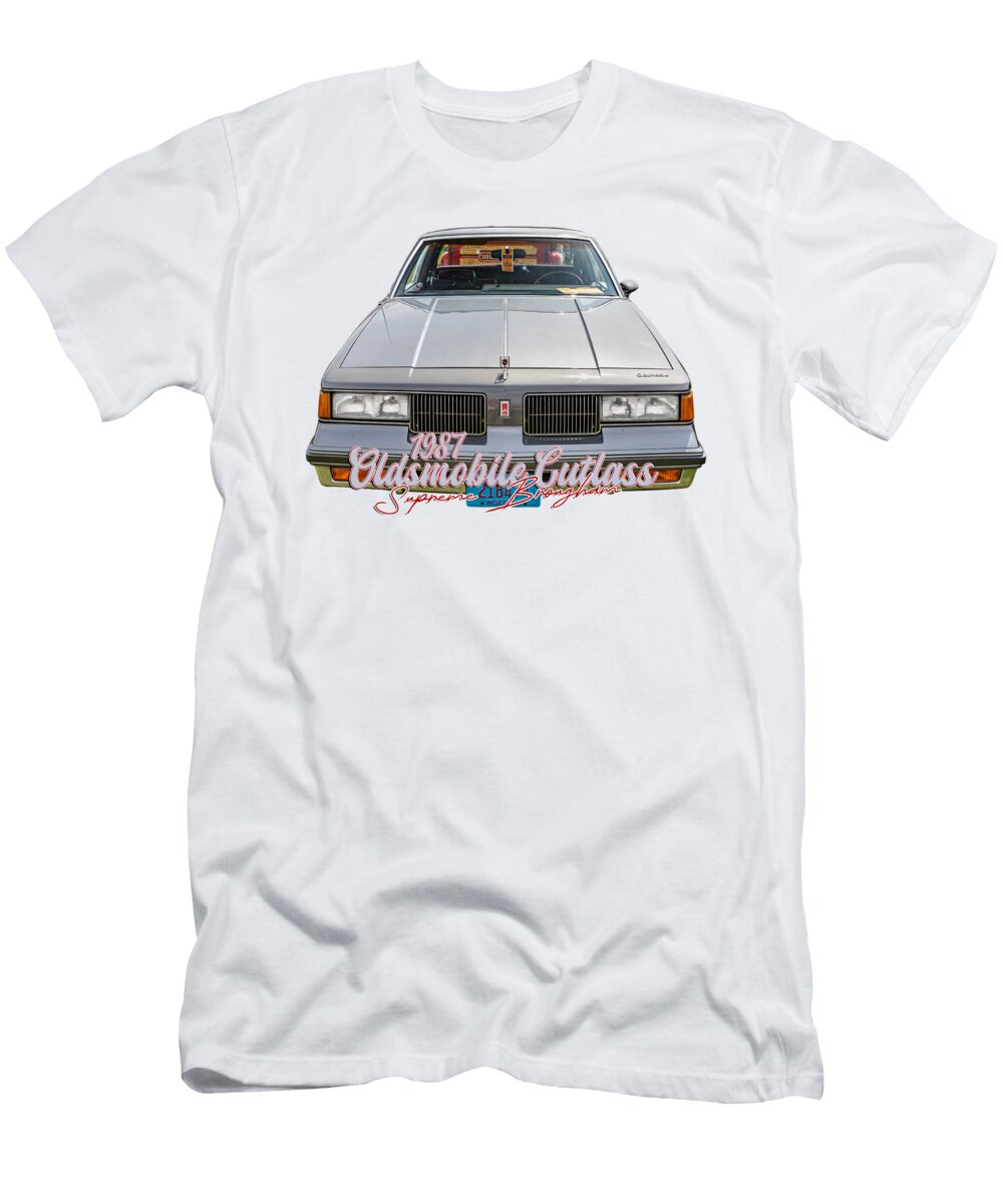 1 1987 Oldsmobile Cutlass Supreme Brougham Gestalt Imagery T-Shirt