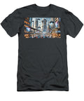 1 a Bustling Futuristic Cityscape Mango Art T-Shirt
