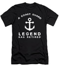 1 a Coasguard Legend Has Retired Funny Party Gift Idea Noirty Designs T-Shirt