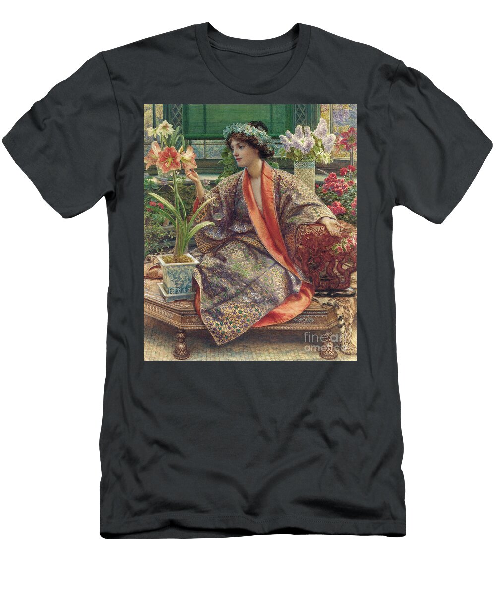 1 a Hot House Flower 1909 Edward John Poynter T-Shirt