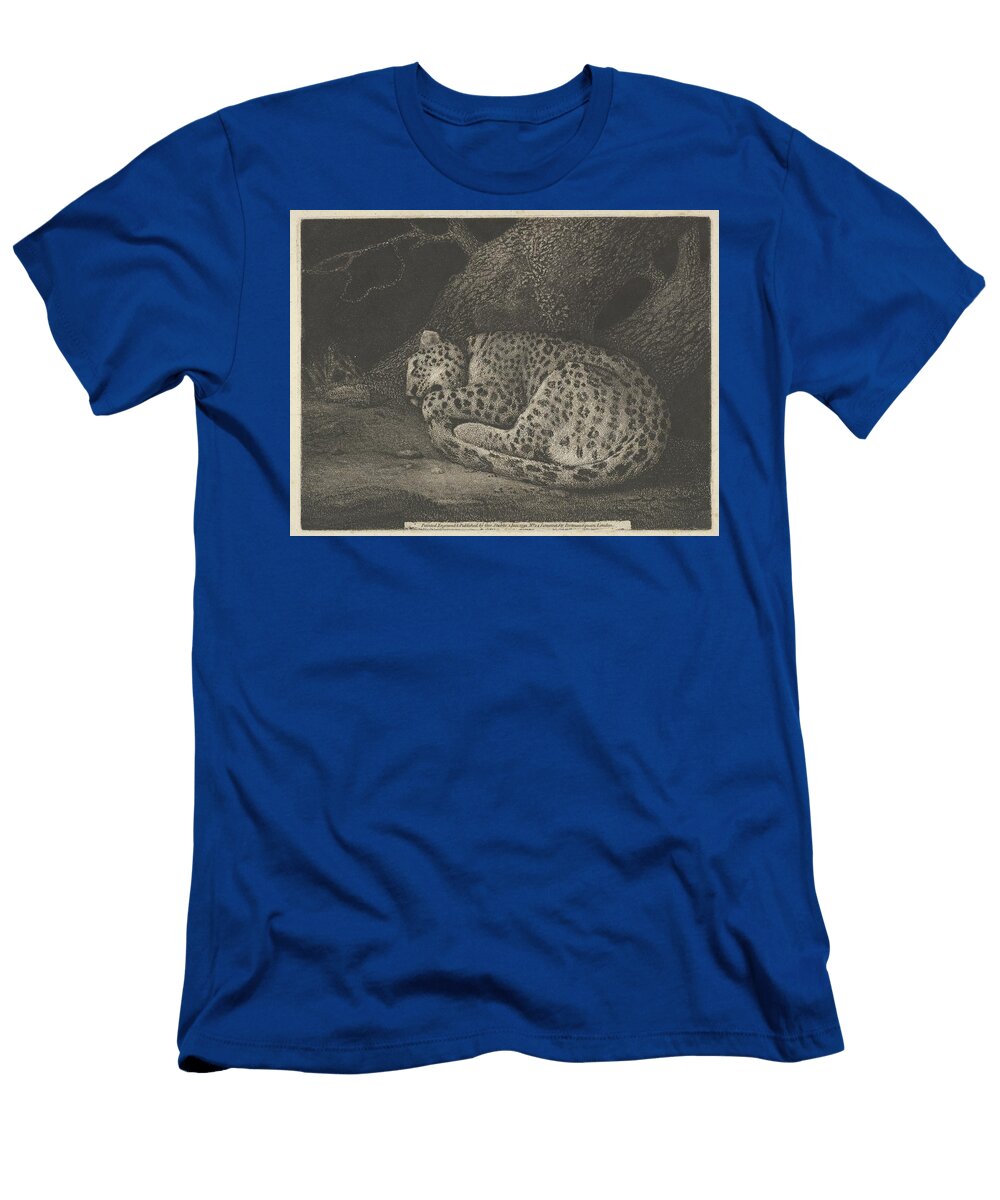1 a Sleeping Leopard George Stubbs T-Shirt