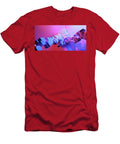 1 Abstract Cubes Flow in Neon Light Background Michal Bednarek T-Shirt