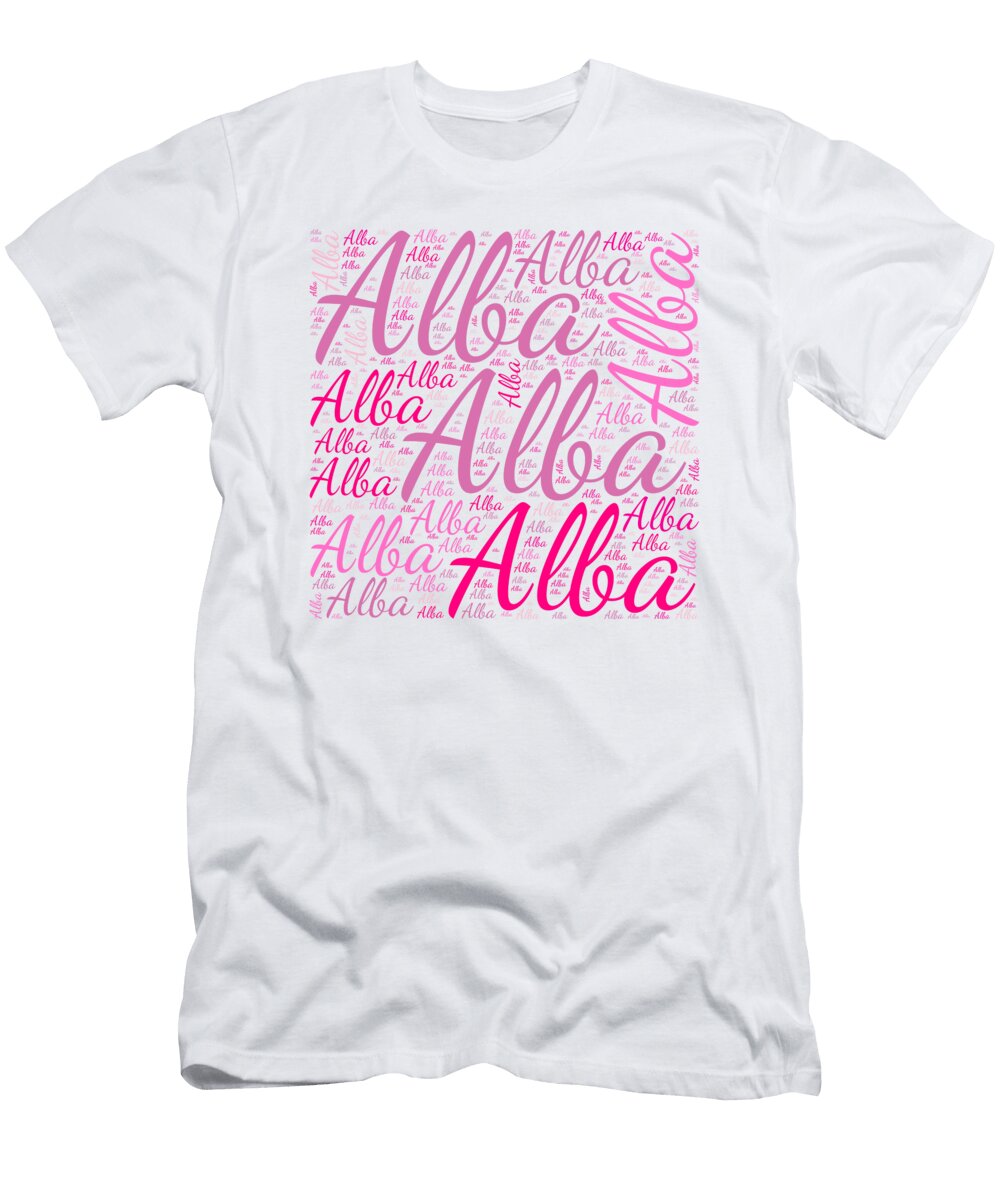 1 Alba Names Without Frontiers Vidddie Publyshd T-Shirt