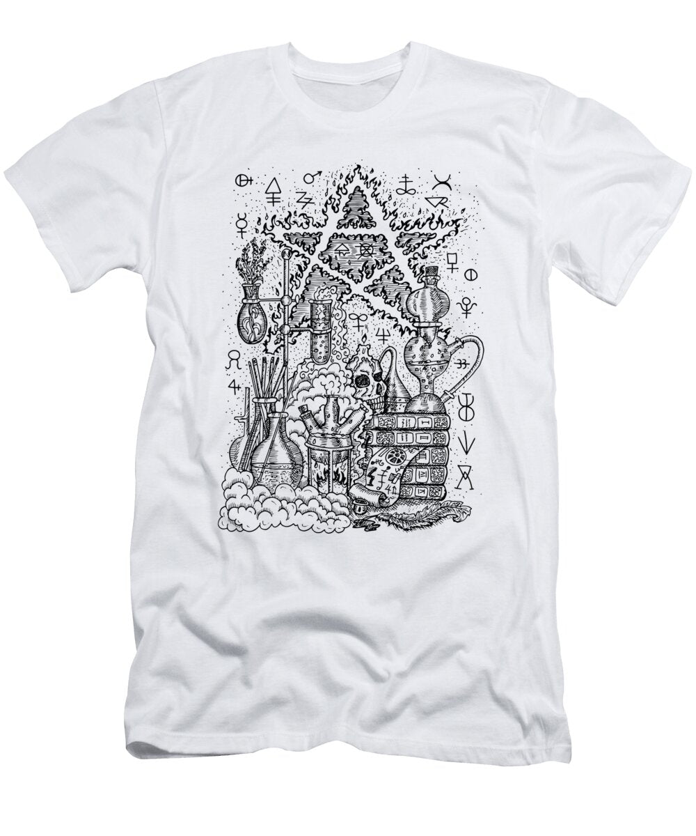 1 Alchemical Symbols and Apparatus Jeramy T-Shirt