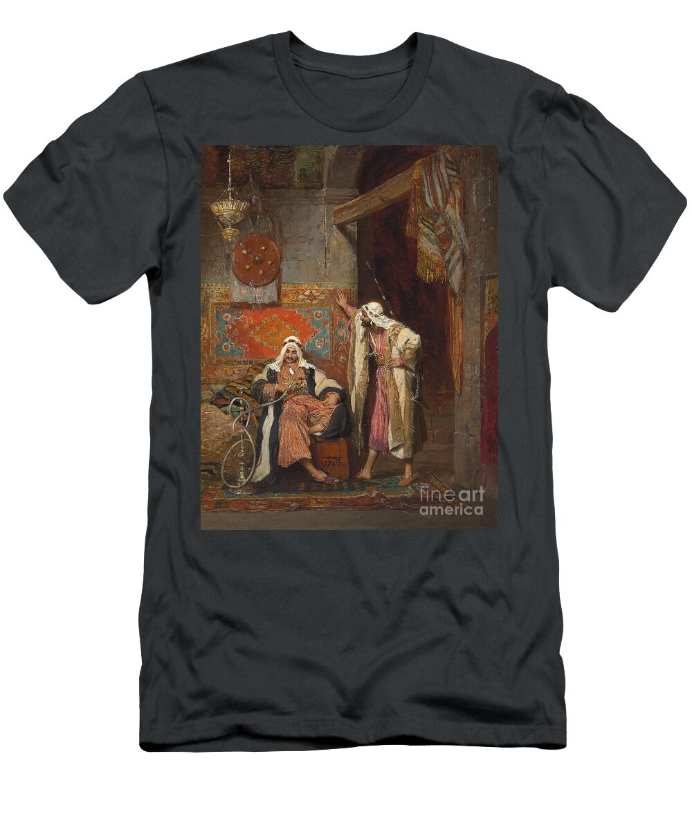 1 an Idle Conversation 1872 Arnold Corrodi T-Shirt
