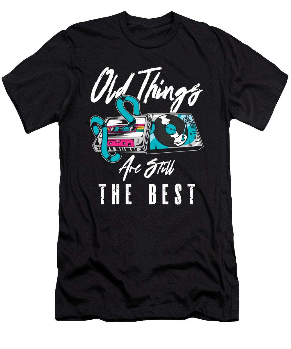 1 Antiquing Vinyl Cassette Music Vintage Lover Toms Store T-Shirt