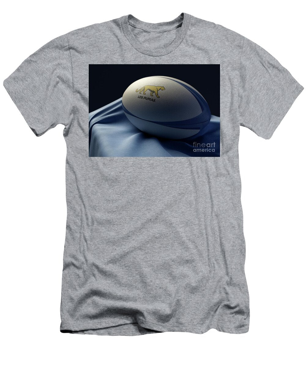 1 Argentina Rugby Ball and Fabric Allan Swart T-Shirt