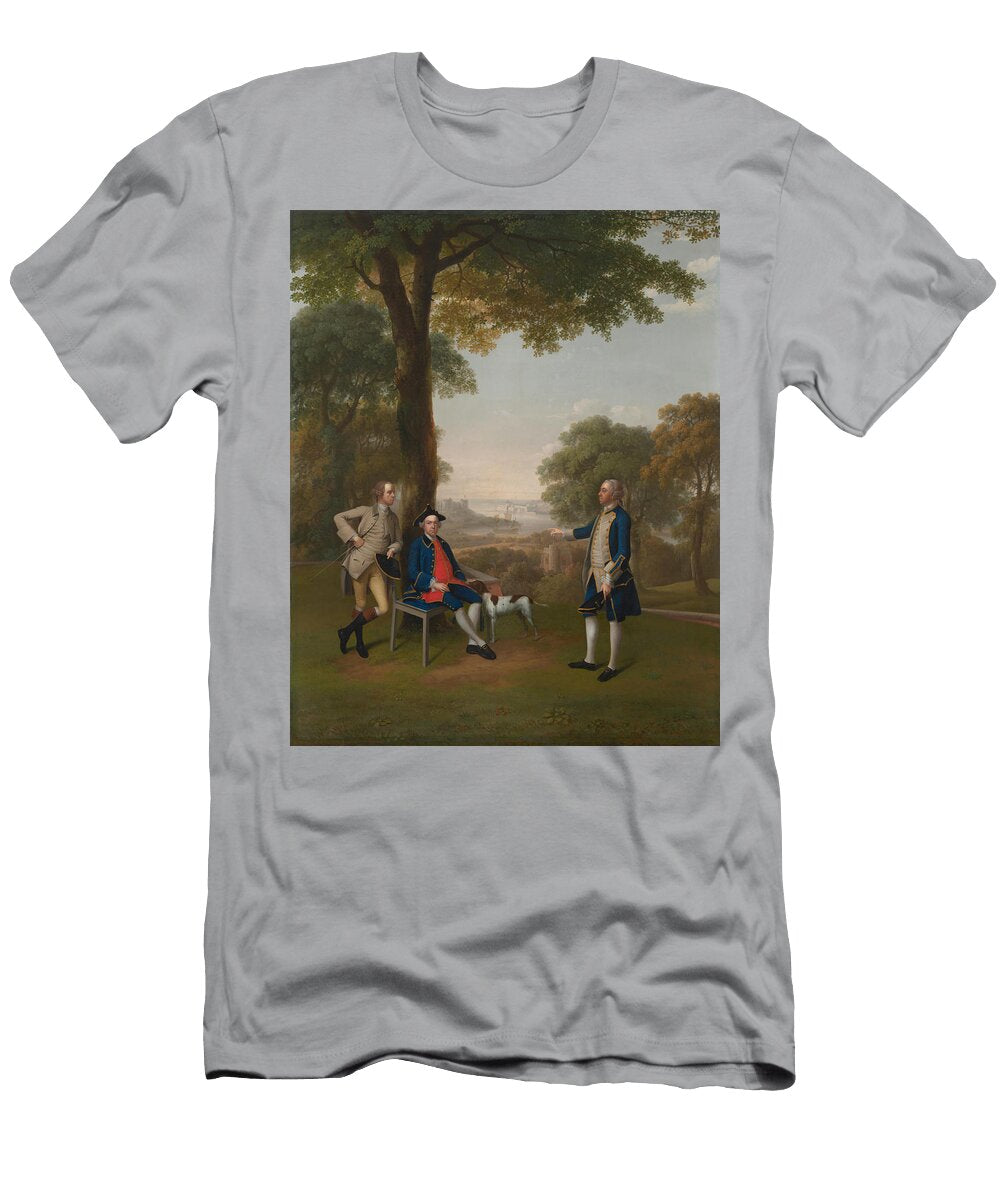 1 Arthur Holdsworth Conversing with Thomas Taylor and Captain Stancombe By the River Dart Arthur Devis T-Shirt