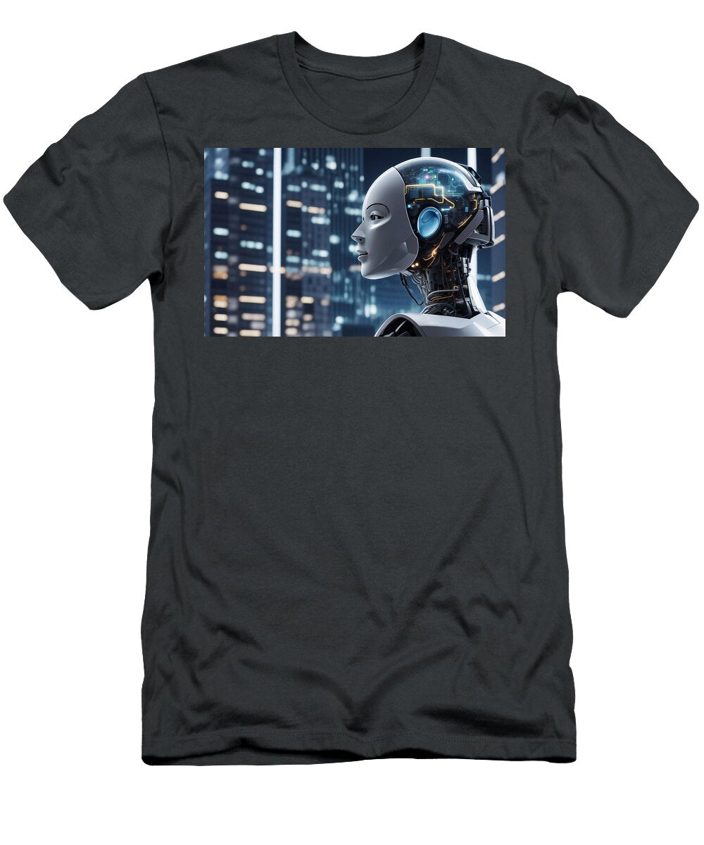 1 Artificial Intelligence Robot Futuristic Future World Modern Ele Joanna Redesiuk T-Shirt