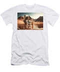 1 Astronaut Filtering Water on Alien Planet Generative Ai Michal Bednarek T-Shirt
