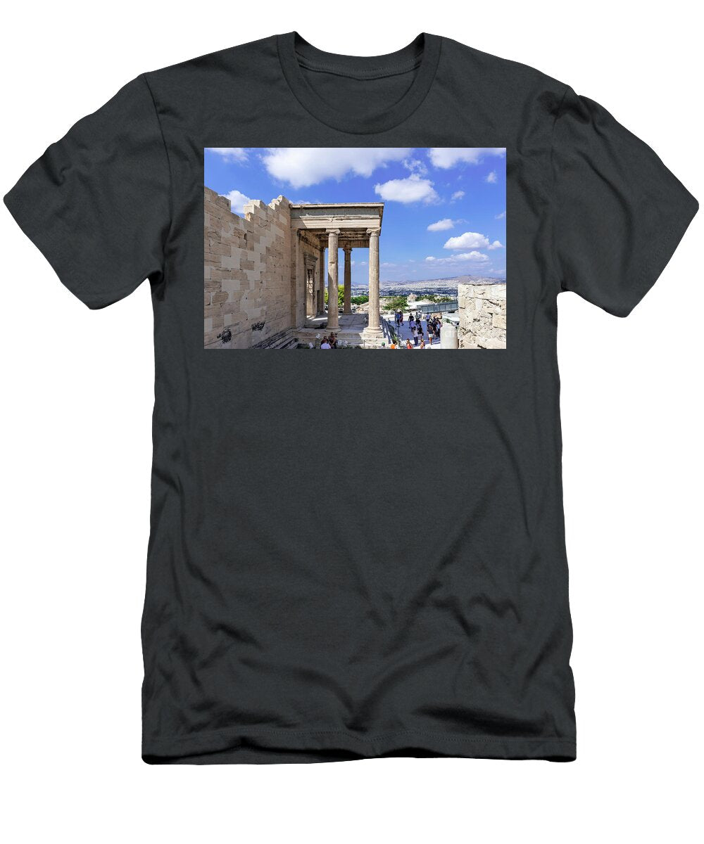 1 Athens Greece the Erechtheion Ancient Greek Temple on the Acr Marek Poplawski T-Shirt