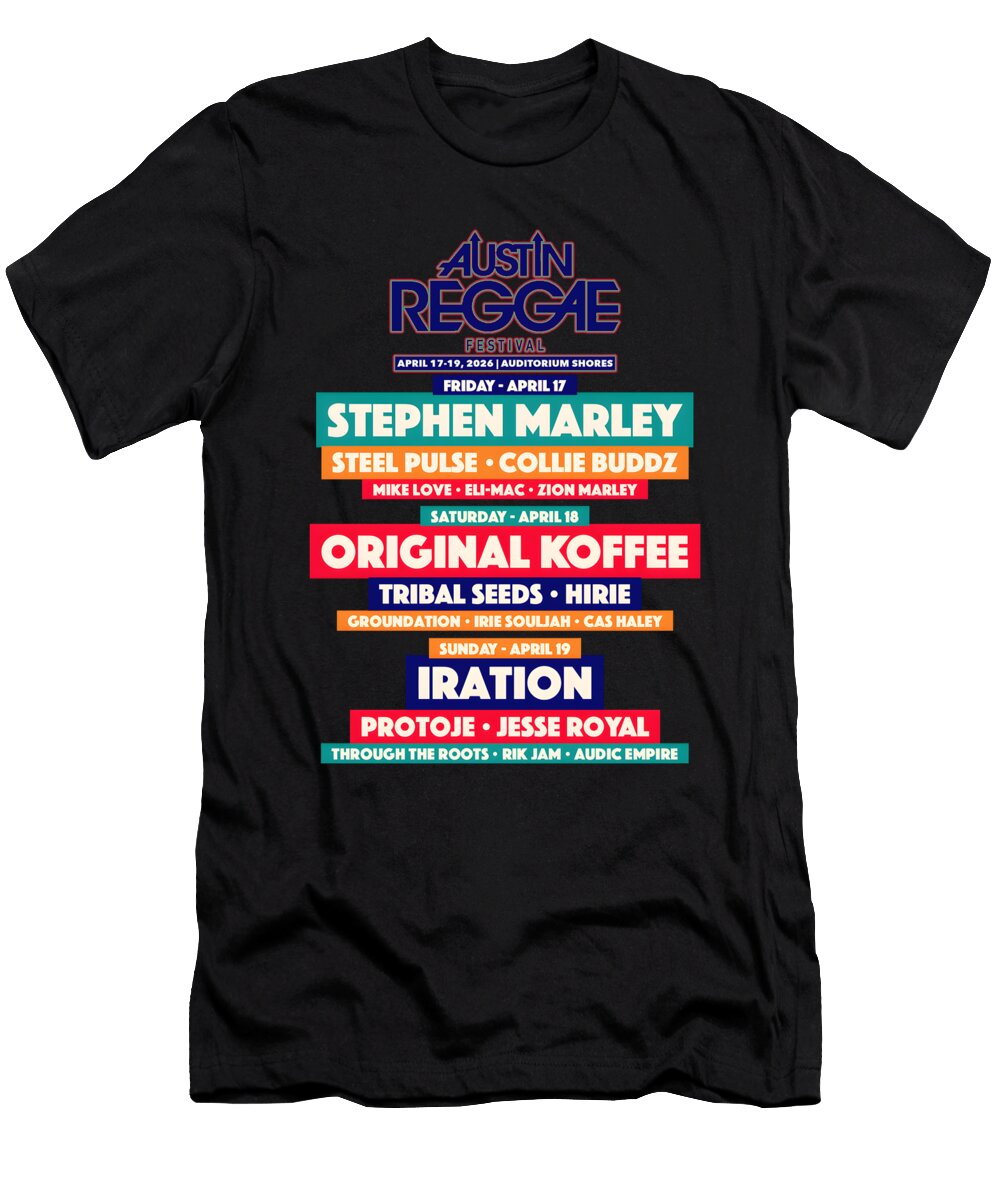 1 Austin Reggae Festival 2026 Ahmad Asif Ahmad T-Shirt