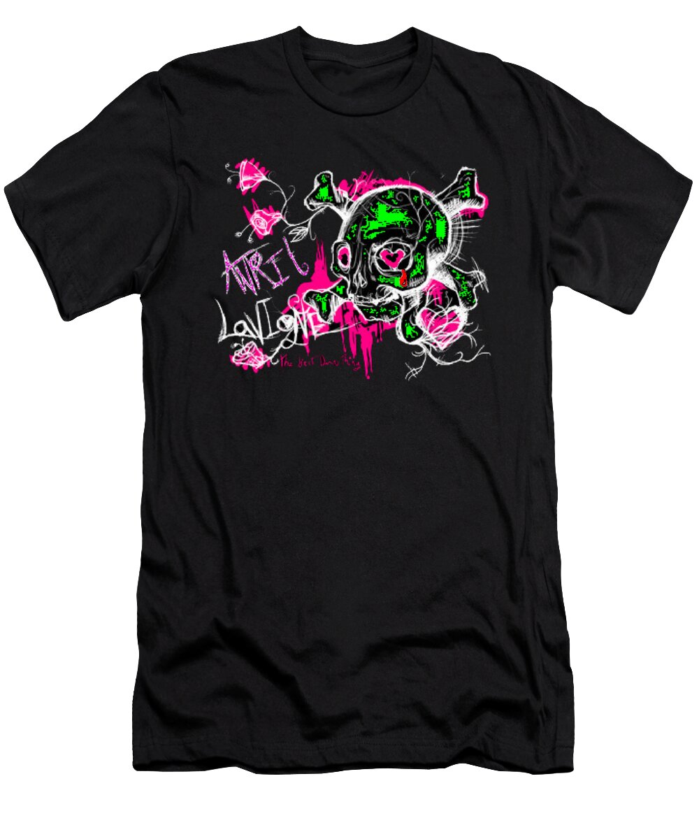 1 Avril Lavigne Inered Dyernes T-Shirt