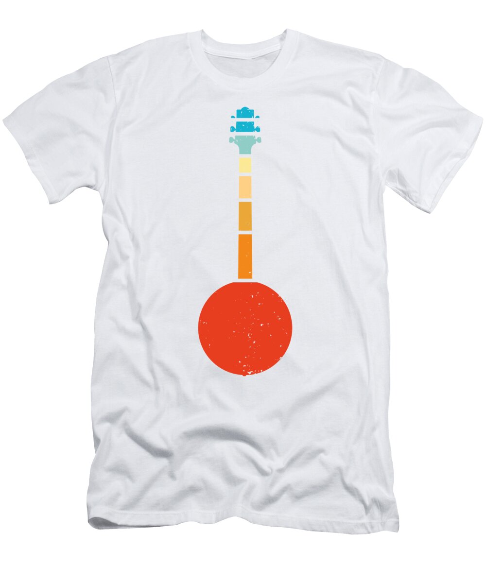 1 Banjo Guitar Player Guitar Plectrum Music Vintage Toms Store T-Shirt