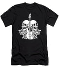 1 Bass Guitar Skull Musician Guitarist Bassist Crazy Squirrel T-Shirt