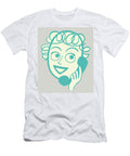 1 Big Eyed Woman on Telephone Csa Images T-Shirt