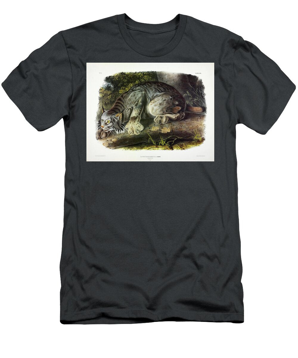 1 Canada Lynx John James Audubon T-Shirt