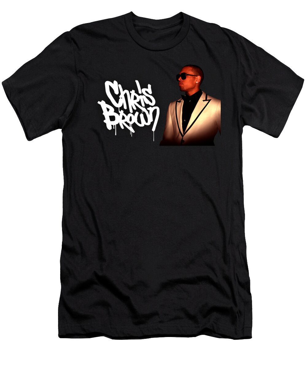 1 Chris Brown Singer Rapper America Popular Berkah Art T-Shirt