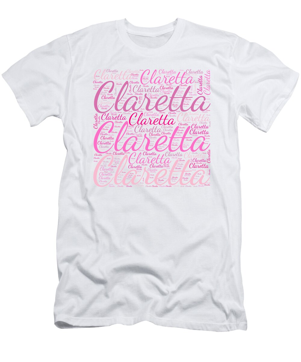 1 Claretta Names Without Frontiers Vidddie Publyshd T-Shirt