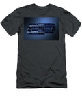 1 Concept Cryptocurrency Blockchain Data on a Dark Background Allan Swart T-Shirt
