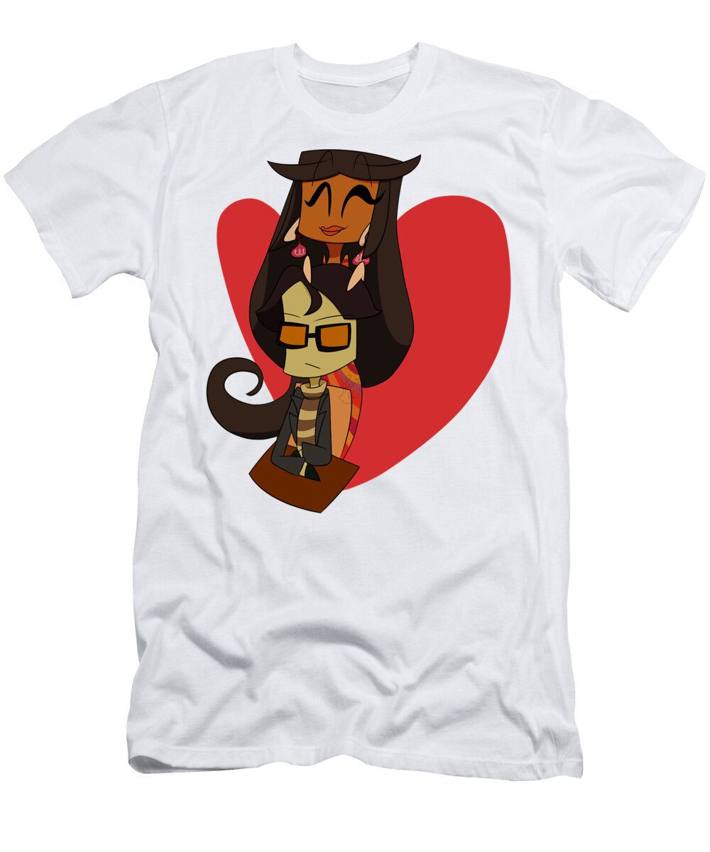 1 Cool Psychonauts Gaming Milla X Sasha Valetines Special Douxie Grimo T-Shirt