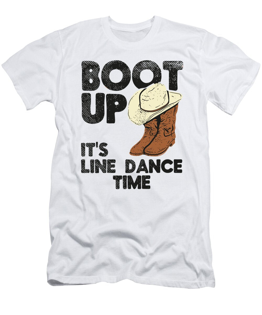 1 Country Western Line Dance Line Dancing Cowboy Toms Store T-Shirt