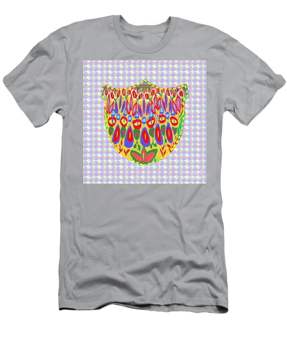1 Crown with Beautiful Micro Paintings Pattern Signature Art From Navinjoshi At Fineartamericacom in Navin Joshi T-Shirt