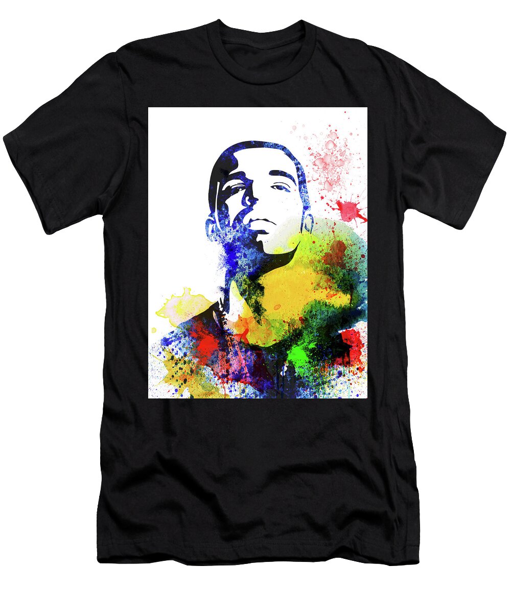 1 Drake Watercolor Naxart Studio T-Shirt