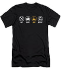 1 Eat Sleep Ride Repeat Sledding Snowbike Snowmobile Riding Graphics Lab T-Shirt