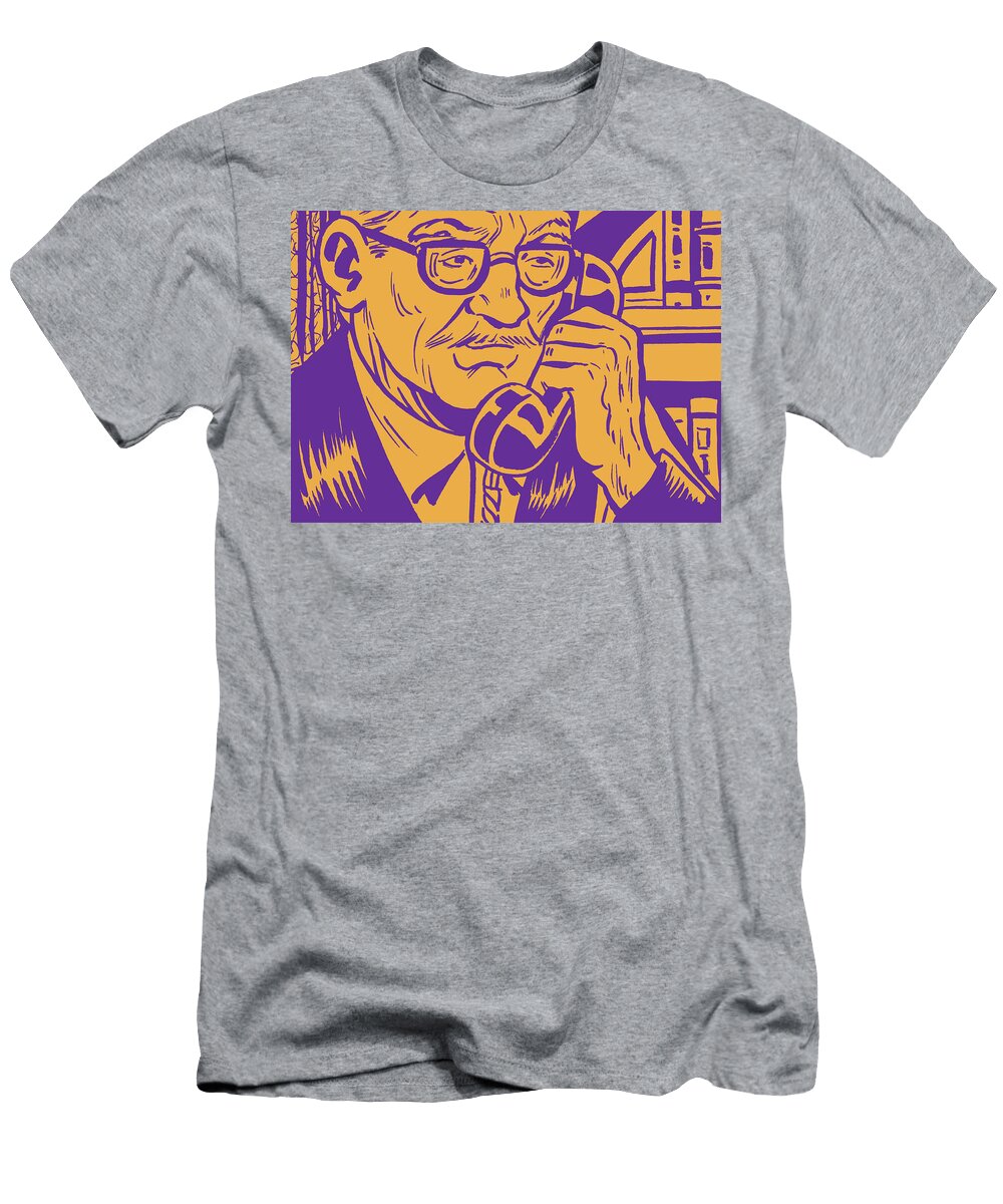 1 Eldery Man on Telephone Csa Images T-Shirt