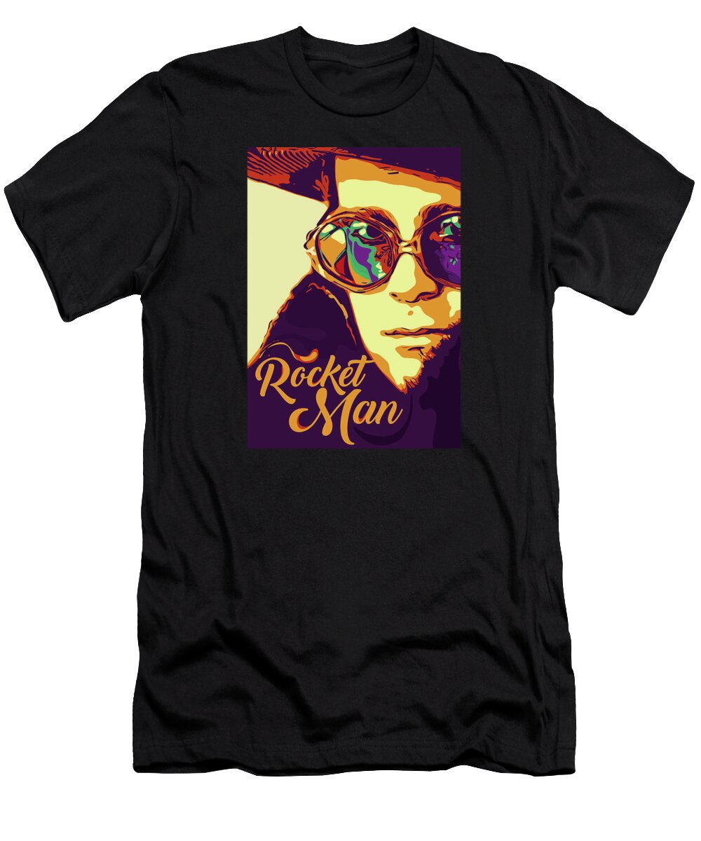 1 Elton John Collection Vecback Shop T-Shirt