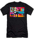 1 Expressive Fusion Abstract Interplay of Ais Creativity and Contemporary Expressionism on the Pian Olfactoart Studio T-Shirt