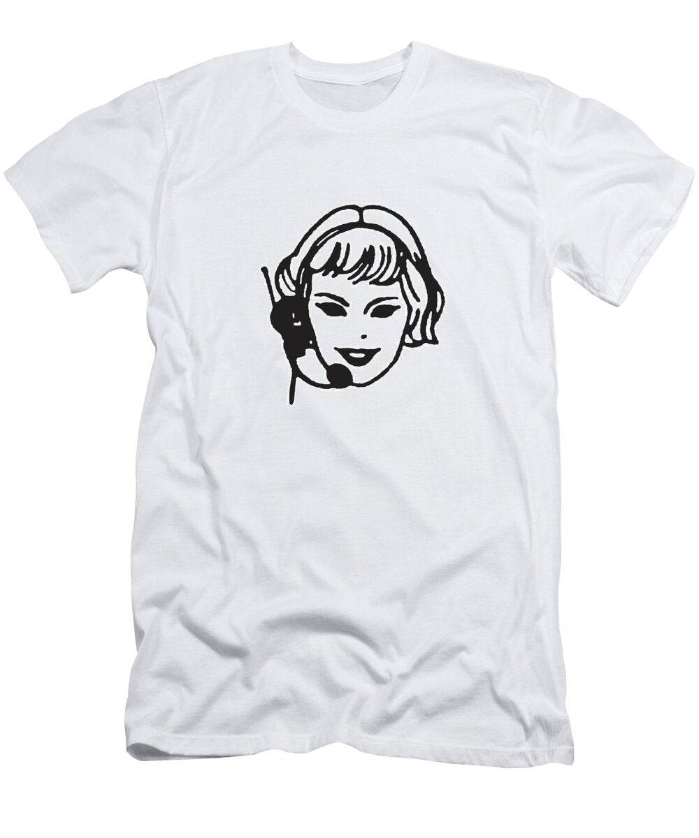 1 Female Telephone Operator Csa Images T-Shirt