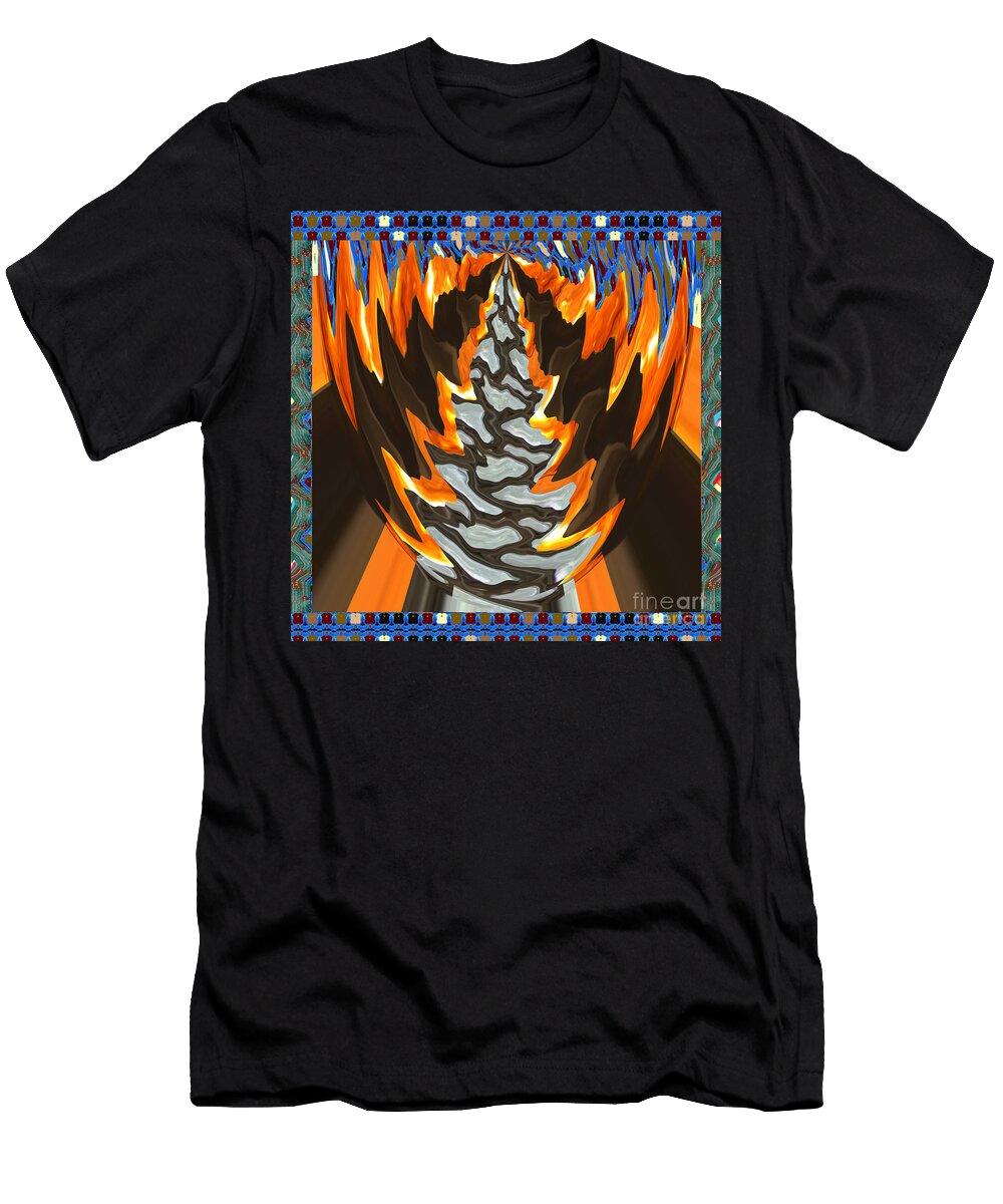 1 Fire Flames Colorful Patterns Textures Shades N Tones Art By Navinjoshi At Fineartamerica Buy Pod Navin Joshi T-Shirt