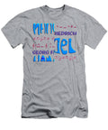 1 Funny Georg Friedrich Handel Blue Pink Music Notes Patchwork Calligraphy Limited Edition Frantz Cialec T-Shirt