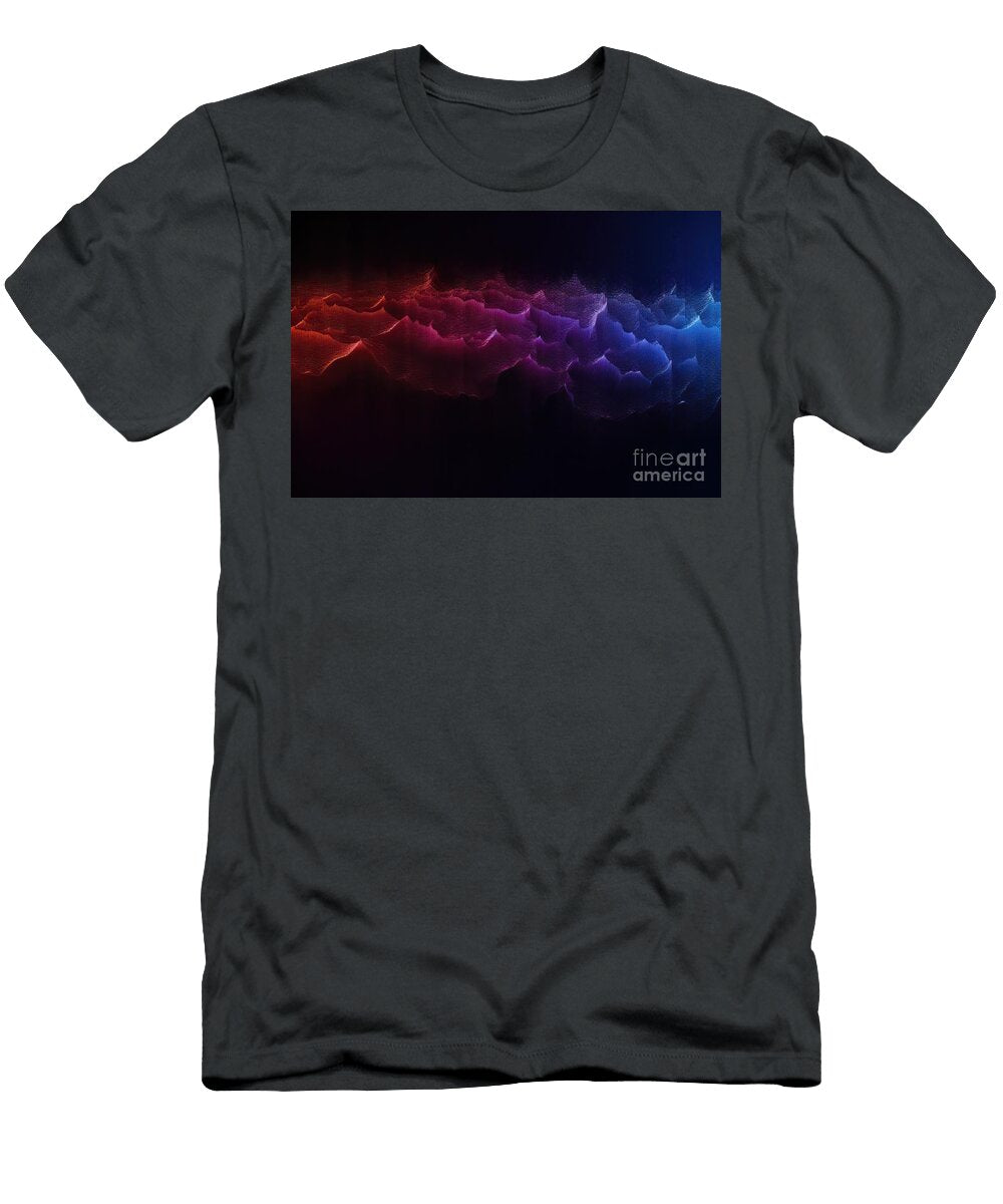 1 Futuristic Data Stream Abstract Background N Akkash T-Shirt
