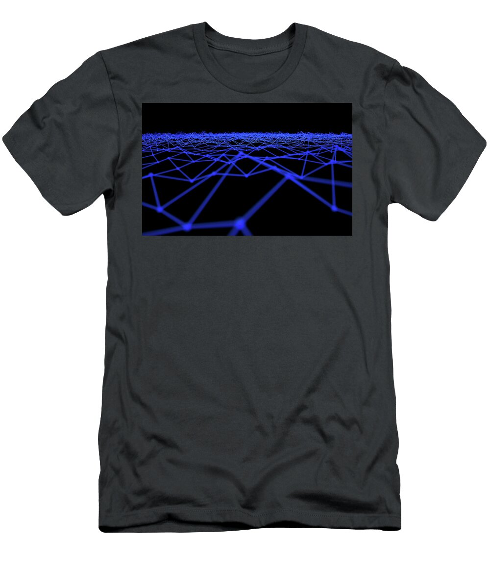 1 Futuristic Plexis Background Allan Swart T-Shirt