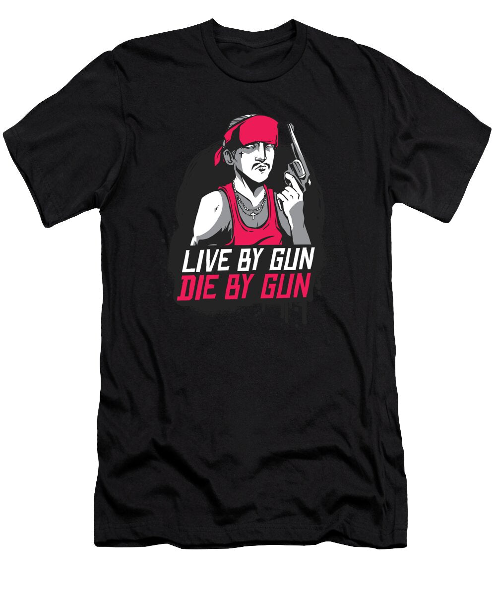 1 Gangster Cartoon Manuel Schmucker T-Shirt