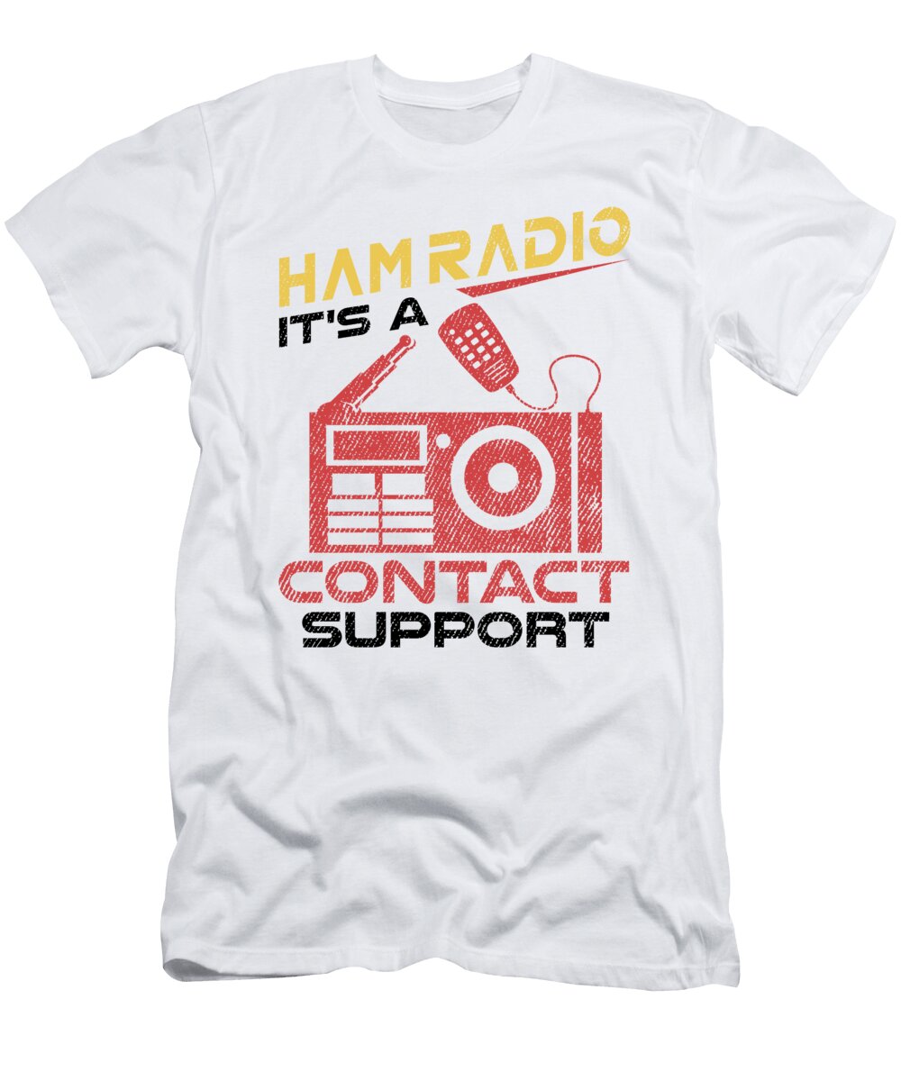 1 Ham Radio Operator Contact Sport Amateur Radio Florian Dold Art T-Shirt