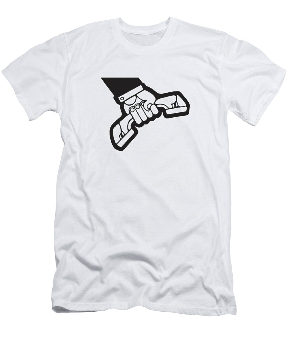 1 Hand Holding Telephone Csa Images T-Shirt