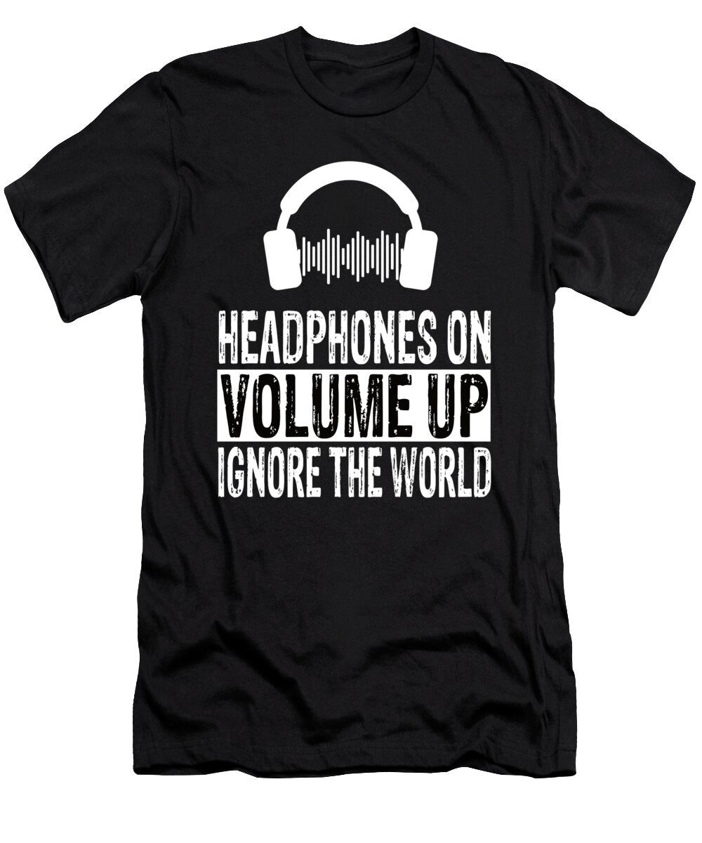 1 Headphone Steven Zimmer T-Shirt
