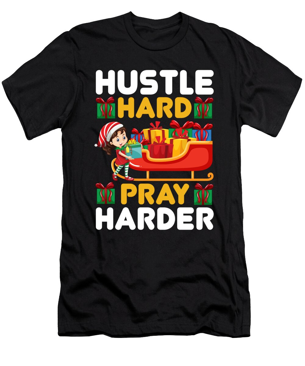 1 Hustle Hard Pray Harder Lazado T-Shirt