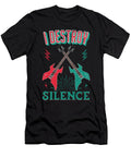 1 I Destroy Silence Guitar Me T-Shirt