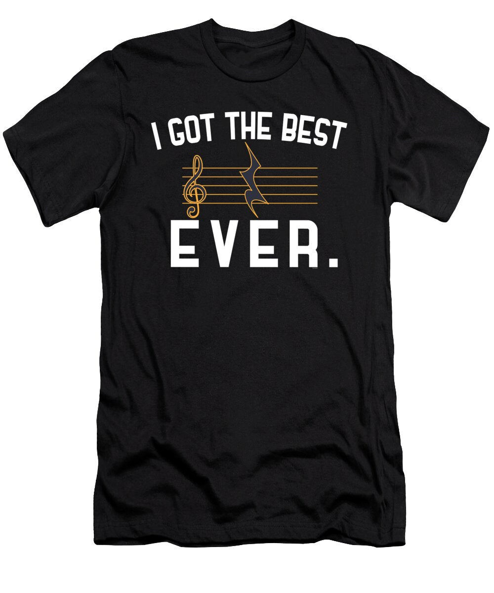 1 I Got the Best Crotchet Rest Ever Quarter Note Rest Music Notes Musicians Gift Thomas Larch T-Shirt