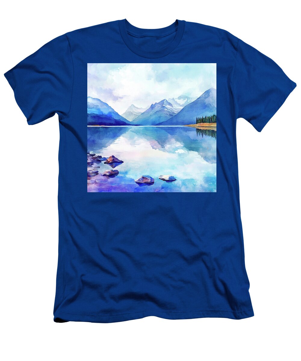 1 Lake Mcdonald Glacier National Park Montana USA Landscape Tommy Mcdaniel T-Shirt
