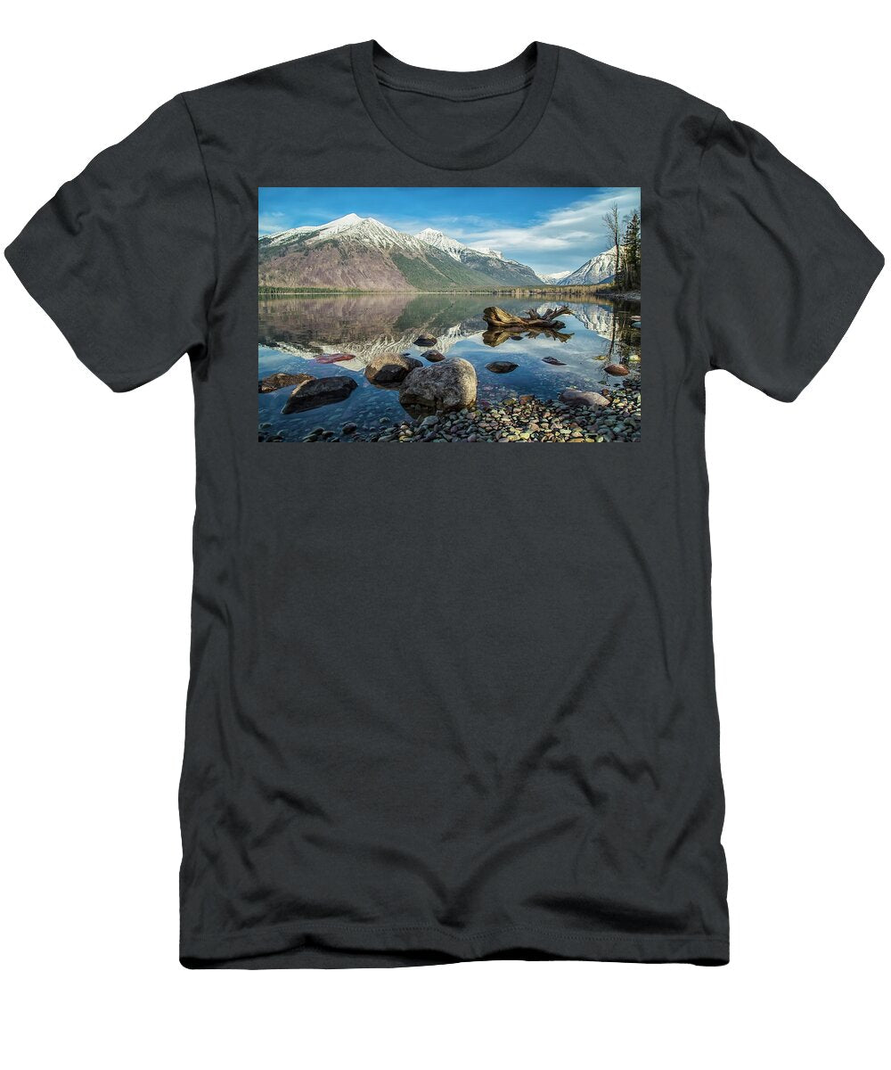 1 Lake Mcdonald Mango Art T-Shirt