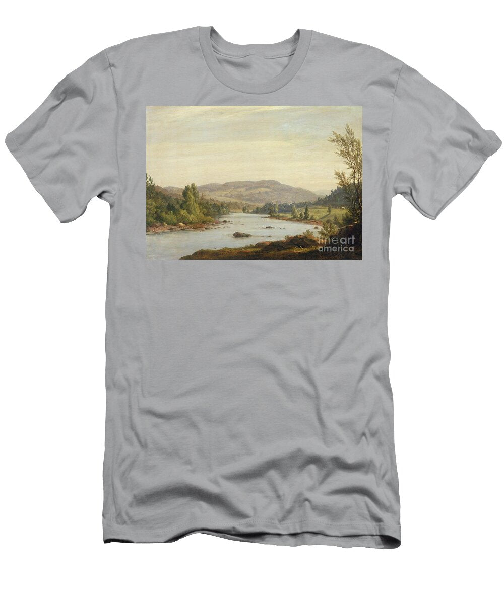 1 Landscape with River Sanford Robinson Gifford T-Shirt