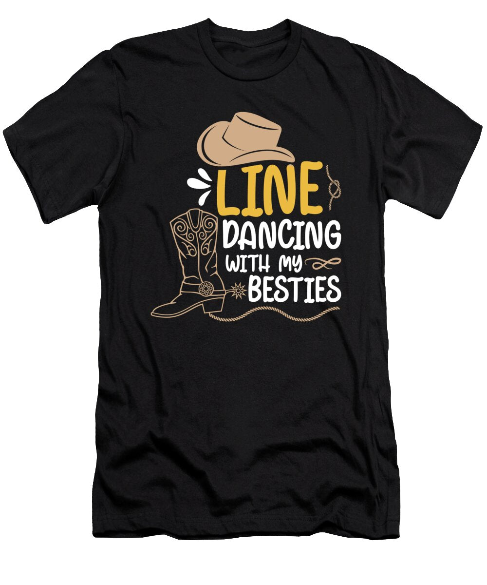 1 Line Dancing Line Dance Me T-Shirt
