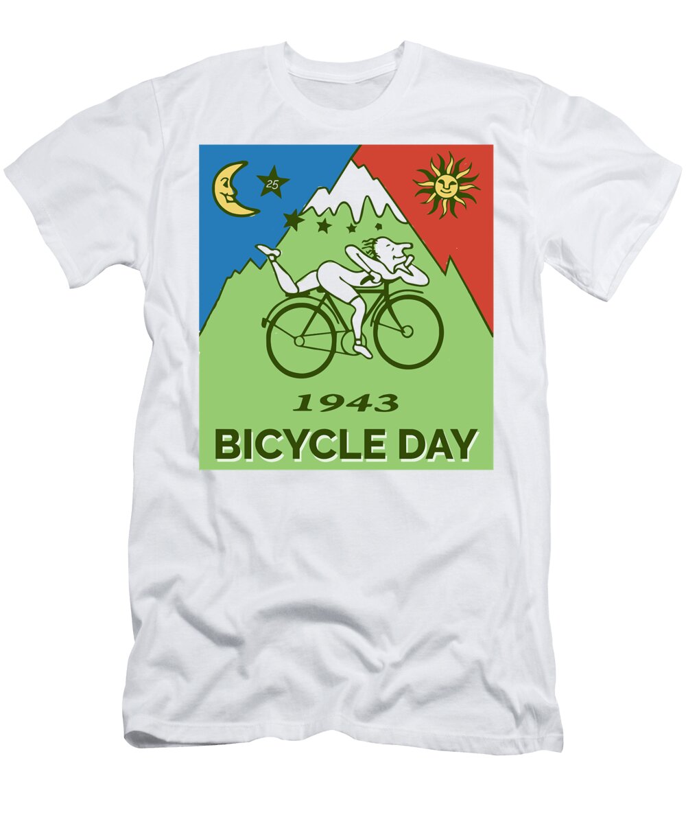 1 Lover Psychonauts Magic Game Bicycle Day 1943 Vintage Albert Hofmann Lsd Douxie Grimo T-Shirt